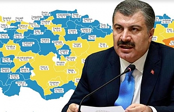 Bakan Koca açıkladı: Risk haritasında kırmızı...
