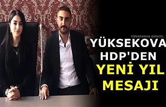 Yüksekova HDP'den Yeni Yıl Mesajı