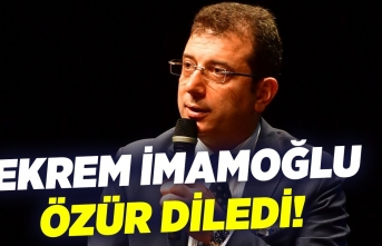 Ekrem İmamoğlu özür diledi