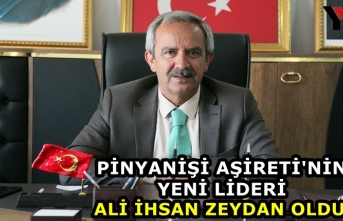 Pinyanişi Aşireti'nin yeni lideri Ali İhsan Zeydan oldu