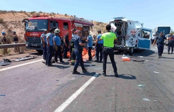 Antep'te kaza: 16 ölü, 21 yaralı