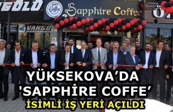 Yüksekova’da 'Sapphire Coffe’ İsimli İş...
