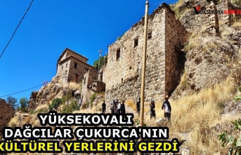 Yüksekovalı Dağcılar Çukurca'nın Kültürel Yerlerini Gezdi