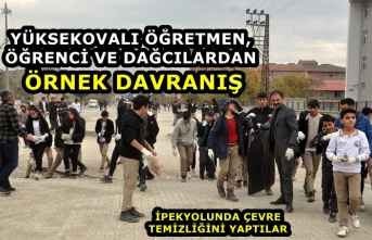 Yüksekovalı Öğretmen, Öğrenci Ve Dağcılardan Örnek Davranış