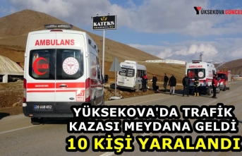Yüksekova'da Trafik Kazası Meydana Geldi: 10...