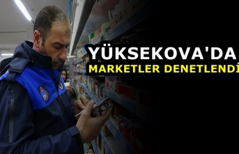 Yüksekova'da Marketler Denetlendi