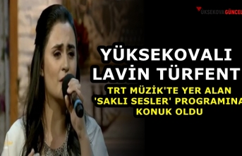 Yüksekovalı Lavin Türfent, TRT Müzik'te yer alan 'Saklı Sesler' Programına Konuk Oldu