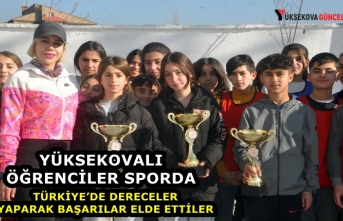 Yüksekovalı Öğrenciler Sporda, Türkiye’de Dereceler Yaparak Başarılar Elde Ettiler