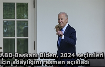 ABD Başkanı Biden, 2024 seçimleri için adaylığını...