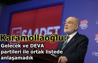 Karamollaoğlu: Gelecek ve DEVA partileri ile ortak...