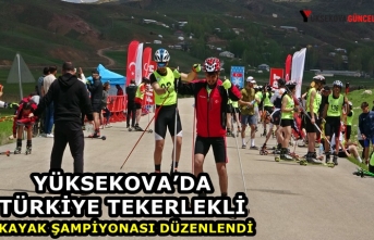 Yüksekova’da Türkiye Tekerlekli Kayak Şampiyonası Düzenlendi