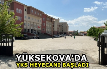 Yüksekova'da YKS heyecanı başladı