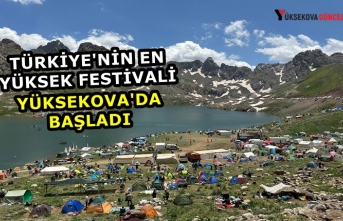 Türkiye'nin En Yüksek Festivali Yüksekova'da Başladı