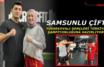 Samsunlu çift Yüksekovalı gençleri Türkiye şampiyonluğuna hazırlıyor