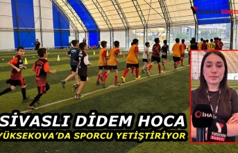Sivaslı Didem Hoca Yüksekova’da Sporcu Yetiştiriyor