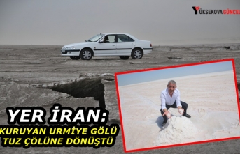 Yer İran: Kuruyan Urmiye Gölü Tuz Çölüne Dönüştü