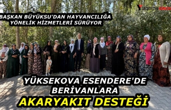 Yüksekova Esendere'de Berivanlara Akaryakıt...