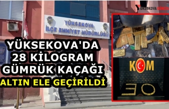 Yüksekova'da 28 Kilogram Gümrük Kaçağı Altın Ele Geçirildi