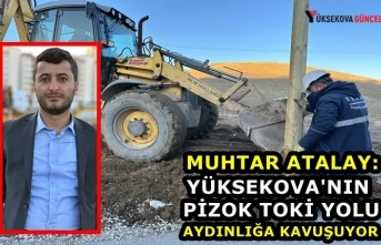 Yüksekova'nın Pizok TOKİ Yolu Aydınlığa...