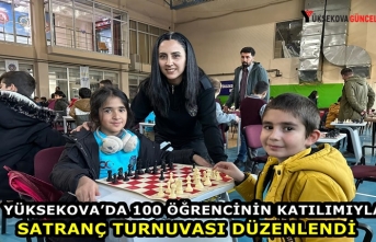 Yüksekova’da 100 öğrencinin katılımıyla satranç...
