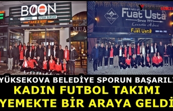 Yüksekova Belediye Sporun Başarılı Kadın Futbol...