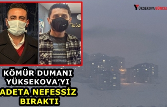 Kömür dumanı Yüksekova’yı adeta nefessiz bıraktı