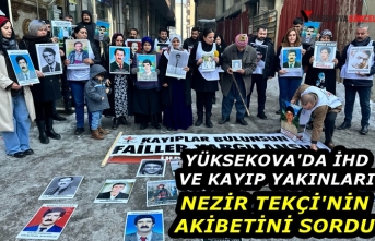 Yüksekova'da İHD ve Kayıp Yakınları, Nezir Tekçi'nin Akibetini Sordu