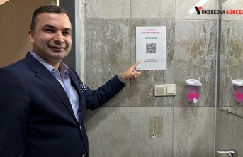 Yüksekova’da hastane tuvaletleri QR kod sistemiyle...