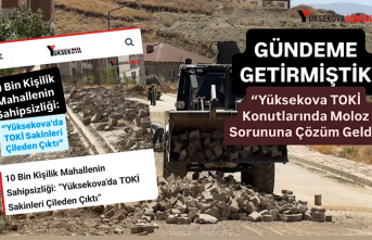 Gündeme Getirmiştik: “Yüksekova TOKİ Konutlarında Moloz Sorununa Çözüm Geldi”