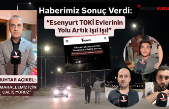 Haberimiz Sonuç Verdi: “Esenyurt TOKİ Evlerinin Yolu Artık Işıl Işıl”
