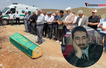 İstanbul'da Hayatını Kaybeden Mevlüt Öztekin, Yüksekova'da Son Yolculuğuna Uğurlandı