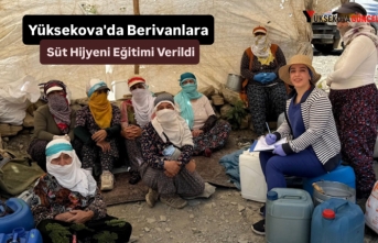 Yüksekova'da Berivanlara Süt Hijyeni Eğitimi Verildi