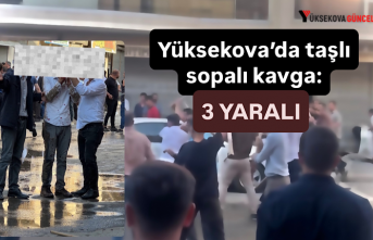 Yüksekova’da taşlı-sopalı kavga: 3 yaralı