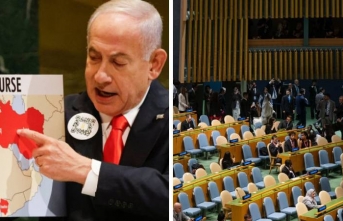 Birçok ülke temsilcisi BM Genel Kurulu'nu terk...