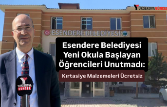 Esendere Belediyesi'nden Yeni Eğitim-Öğretim Yılına Anlamlı Başlangıç: Kırtasiye Desteği