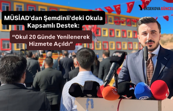 MÜSİAD'dan Şemdinli'deki Okula Kapsamlı Destek: Okul 20 Günde Yenilenerek Hizmete Açıldı