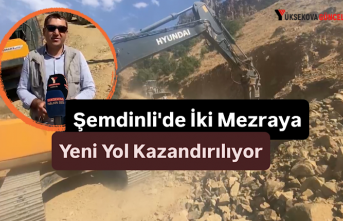 Şemdinli'de İki Mezraya Yeni Yol Kazandırılıyor