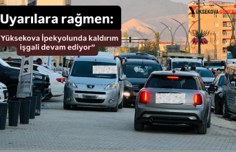 Uyarılara rağmen: “Yüksekova İpekyolunda kaldırım işgali devam ediyor”