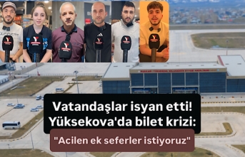 Vatandaşlar isyan etti! Yüksekova'da bilet krizi: "Acilen ek seferler istiyoruz!"