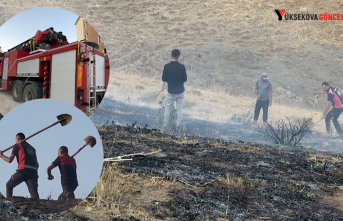 Yüksekova'da Anız Yangını TOKİ Konutlarına Kadar Yaklaştı: “Ekiplerin Müdahalesi Sürüyor”