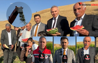 Yüksekova’da hasat zamanı: Mısır, Karpuz ve Kavunlar Toplandı