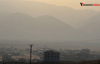 Yüksekova’da toz bulutu etkili oldu