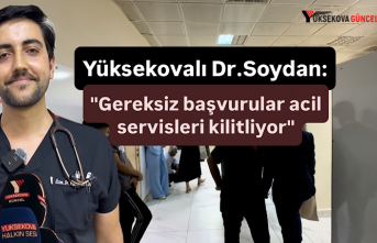 Yüksekovalı Dr.Soydan: “Gereksiz başvurular acil servisleri kilitliyor”