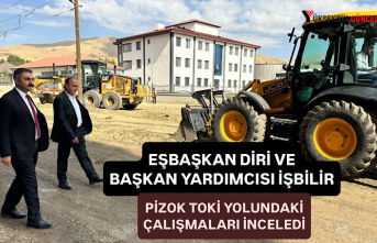 Yüksekova’nın Pizok TOKİ yolu girişinde alt...