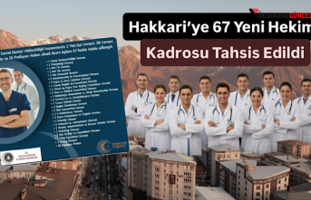 Hakkari’ye 67 Yeni Hekim Kadrosu Tahsis Edildi