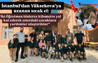 İstanbul’dan Yüksekova’ya uzanan sıcak el: “İki Öğretmen binlerce kilometre yol kat ederek sınırdaki çocuklara yardımlar ulaştırdılar”
