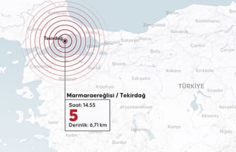 Marmara'de 5 büyüklüğünde deprem: İstanbul...