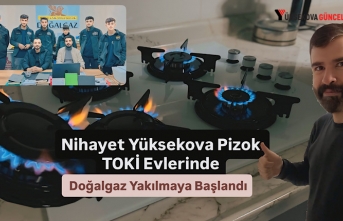 Nihayet Yüksekova Pizok TOKİ Evlerinde Doğalgaz Yakılmaya Başlandı