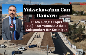 Yüksekova Pizok–Cengiz Topel Bağlantı Yolunda Asfalt Çalışmaları Sürüyor