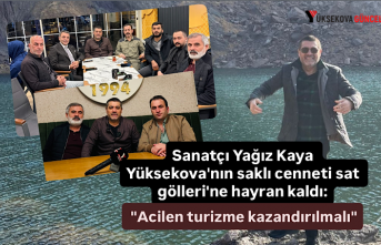 Sanatçı Yağız Kaya'dan Yüksekova'daki Sat Gölleri İçin Turizm Çağrısı: "Cennetten Bir Köşe"